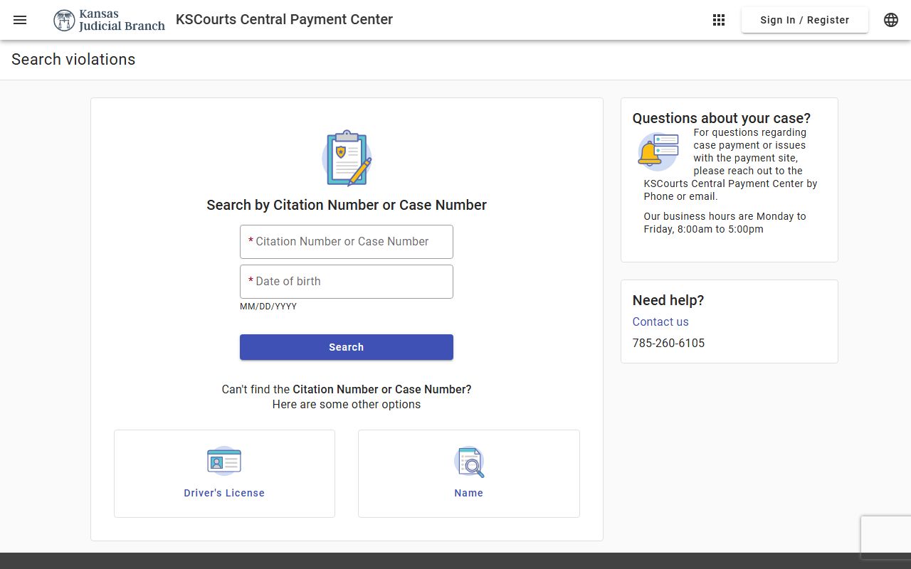 Wilson County court dockets Central Payment Center court search