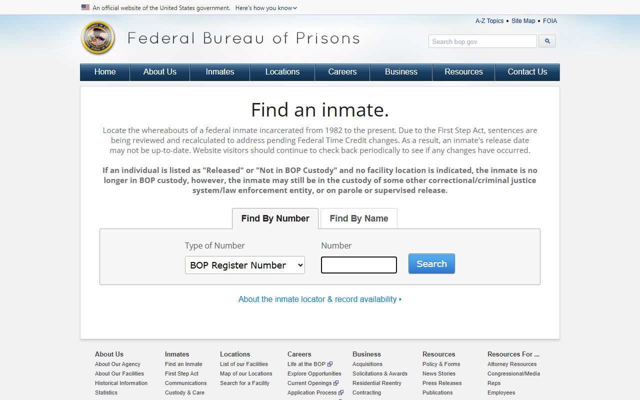 Wilson County inmate records federal custody locator reference