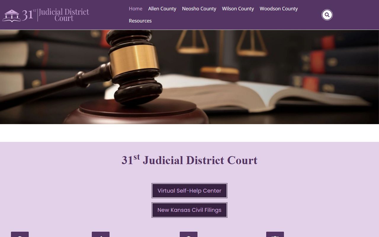 Wilson County Court records 31st Judicial District access